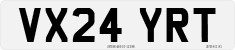 License plate of the United Kingdom, 2001 year system