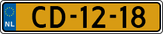 License plate of the Netherlands, Diplomatic