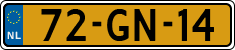 License plate of the Netherlands, Diplomatic