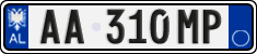 License plate of Albania, Cars (2011)