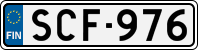 License plate of Finland, Cars