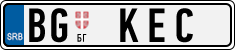 License plate of Serbia, Vanity Plates