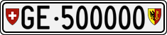 License plate of Switzerland, Cars