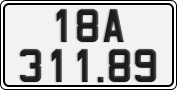 License plate of Vietnam, Cars