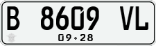 License plate of Indonesia, Regular plates