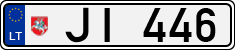License plate of Lithuania, Trailers