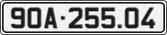 License plate of Vietnam, Cars