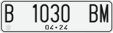 License plate of Indonesia, Regular plates