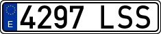 License plates of Spain, Ordinary (2000)