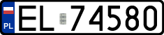 License plates of Poland, Regular car plates