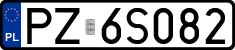 License plates of Poland, Regular car plates