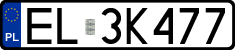 License plates of Poland, Regular car plates