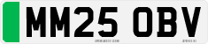 License plate of the United Kingdom, 2001 year system