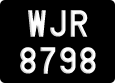 License plate of Malaysia, A(BC) 1(234)