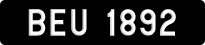 License plate of Malaysia, A(BC) 1(234)