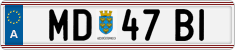 License plate of Austria, Regular plates