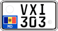 License plate of Moldova, Cars (2015)