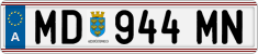 License plate of Austria, Regular plates
