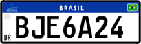 License plate of Brazil, Private owners (Mercosul)