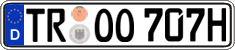 German license plate, Plates for oldtimers (type 