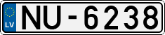 License plate of Latvia, Regular car plates