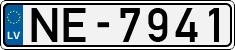 License plate of Latvia, Regular car plates