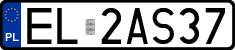 License plates of Poland, Regular car plates