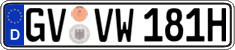 German license plate, Plates for oldtimers (type 