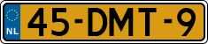 License plate of the Netherlands, Military