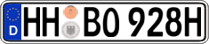 German license plate, Plates for oldtimers (type 