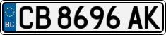 License plate of Bulgaria, Cars