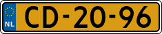 License plate of the Netherlands, Diplomatic