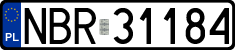 License plates of Poland, Regular car plates