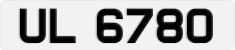License plate of Hong Kong, AB 1234