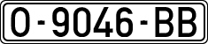 License plates of Spain, 1971 year series