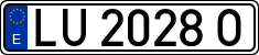License plates of Spain, 1971 year series