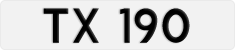 License plate of Hong Kong, AB 1234