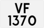 License plate of Hong Kong, AB 1234