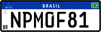 License plate of Brazil, Private owners (Mercosul)