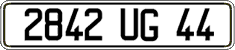 French license plate, FNI