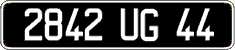 French license plate, FNI