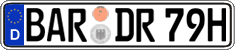 German license plate, Plates for oldtimers (type 