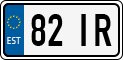 License plate of Estonia, Motorcycles