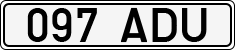 License plate of Estonia, Regular car plates