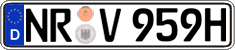 German license plate, Plates for oldtimers (type 