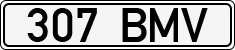 License plate of Estonia, Regular car plates