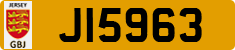 License plate of Jersey, Regular plates (J123456)