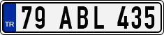 License plate of Turkey, Regular plates