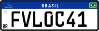 License plate of Brazil, Private owners (Mercosul)