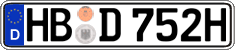 German license plate, Plates for oldtimers (type 
